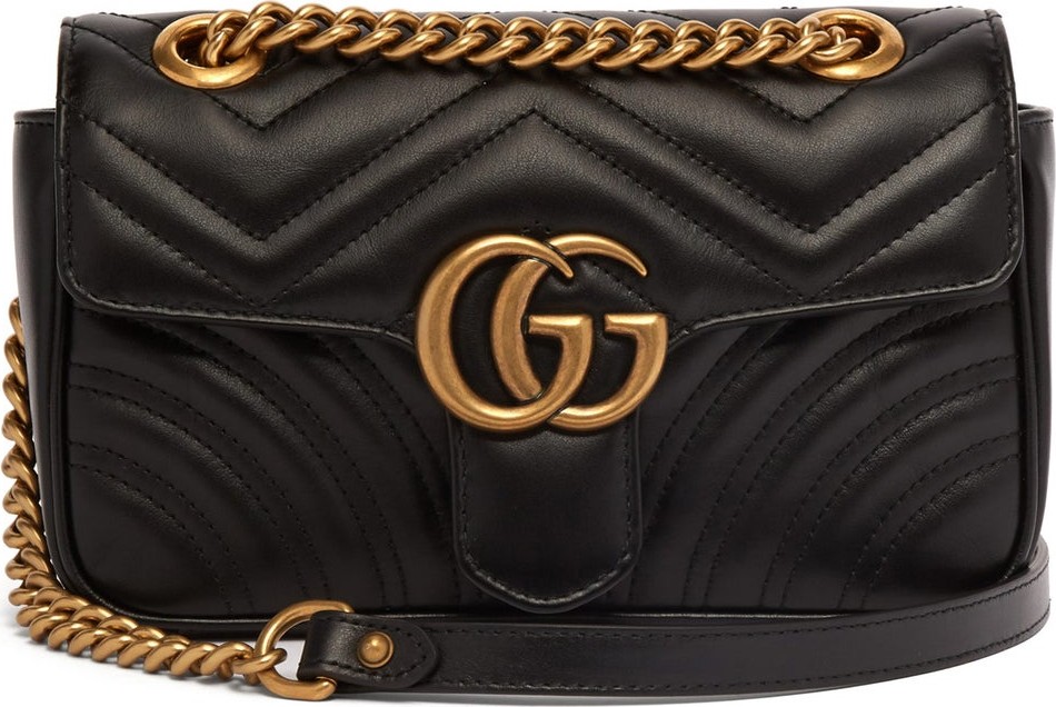 Gucci GG Marmont mini quilted-leather cross-body bag