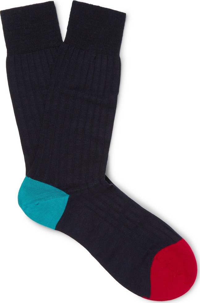 Pantherella Stratford Merino Wool-Blend Socks
