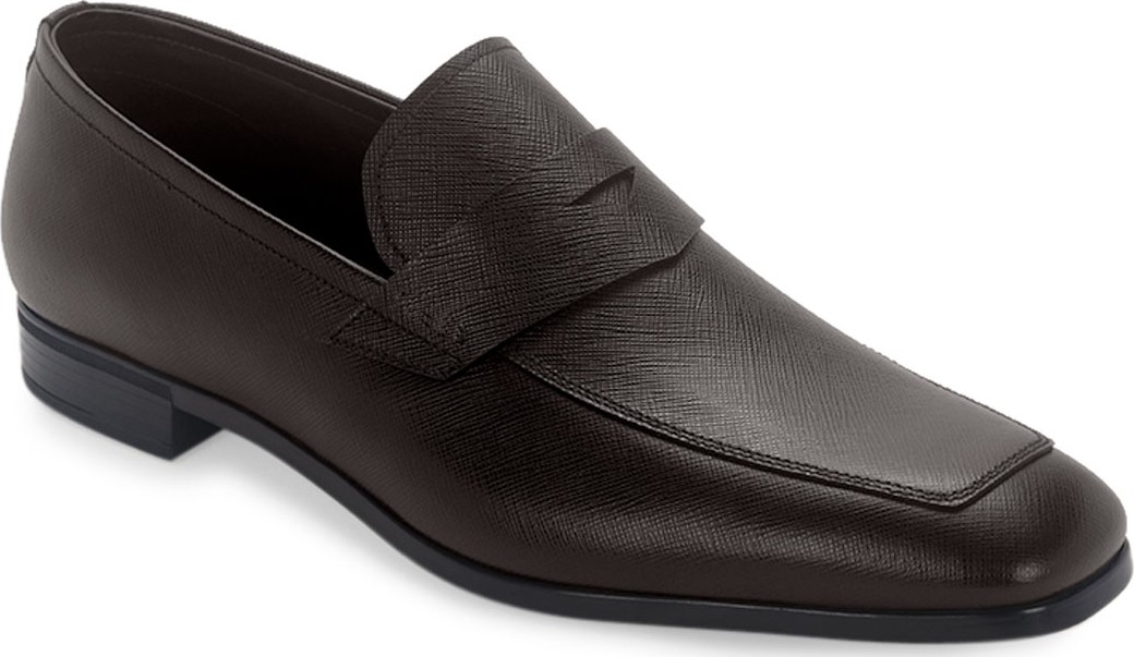 Prada Saffiano Leather Penny Loafer Prada Saffiano Leather Penny Loafer