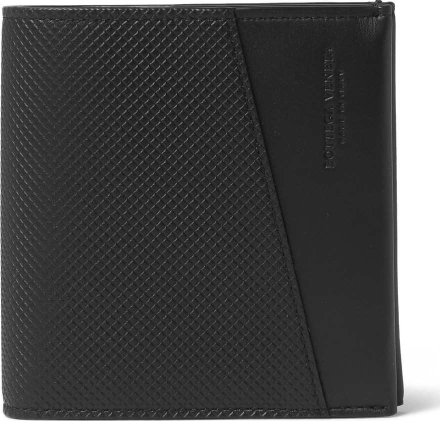 Bottega Veneta Debossed Leather Billfold Wallet Bottega Veneta Debossed Leather Billfold Wallet