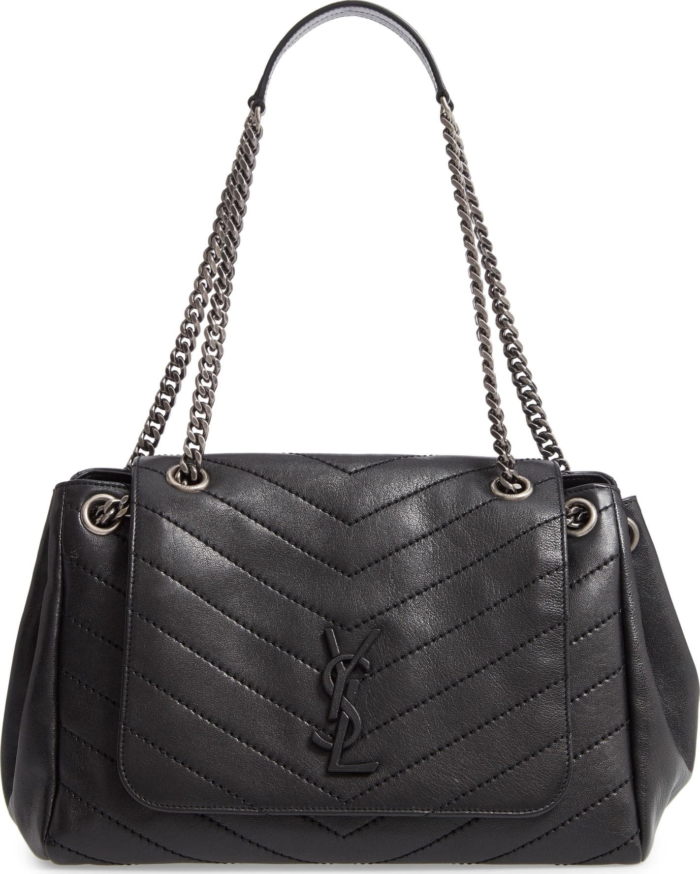 Saint Laurent Nolita Large Leather Shoulder Bag