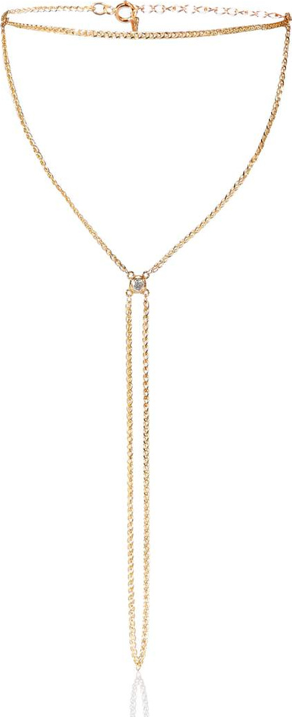 Loren Stewart Diamond Hand 14kt gold bracelet with diamond