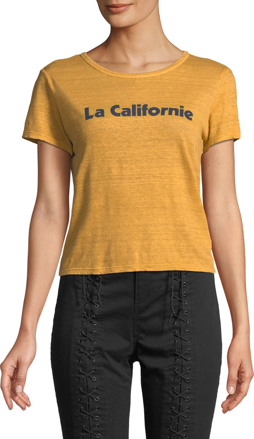 A.L.C. La Californie Graphic Crewneck Tee