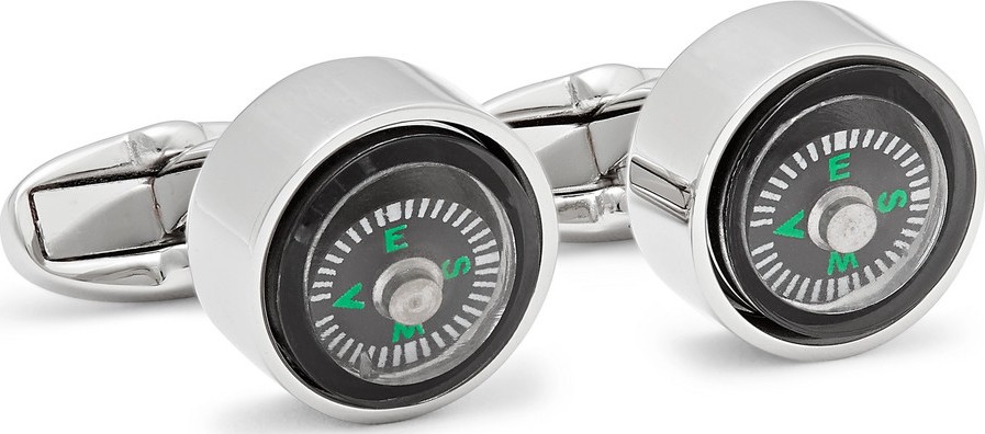Paul Smith Compass Silver-Tone Cufflinks
