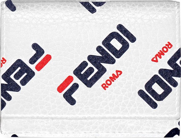 Fendi Fendi Mania Micro Leather Tri-Fold Wallet