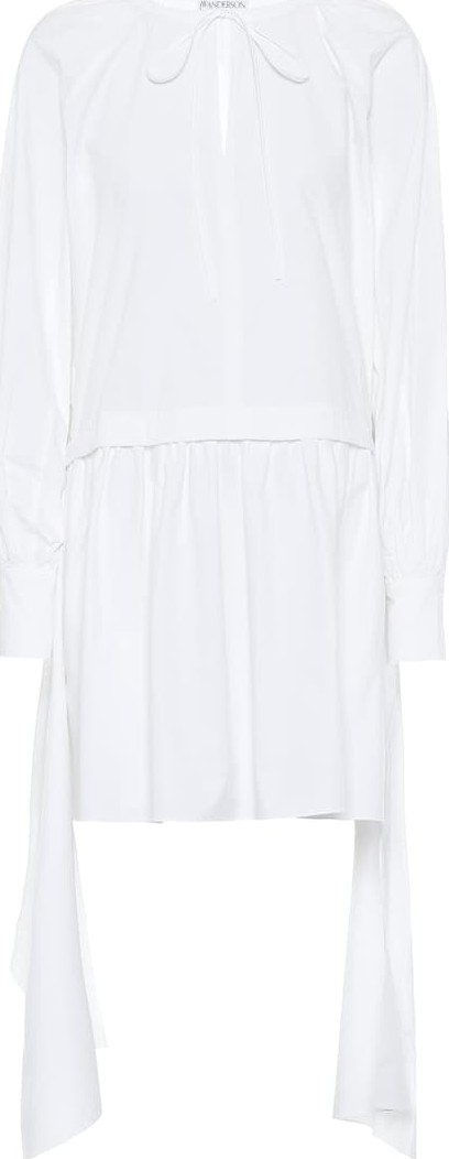 J.W.Anderson Cotton-poplin minidress