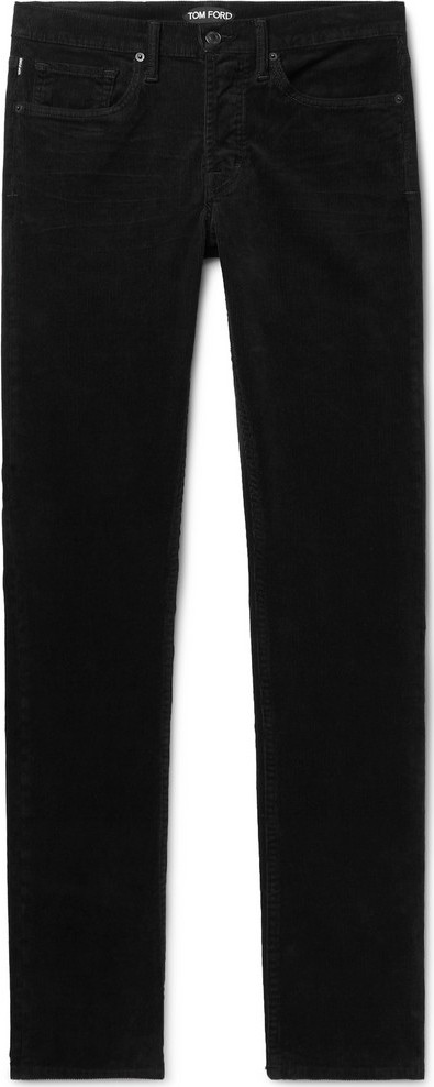 TOM FORD Slim-Fit Stretch-Cotton Corduroy Trousers