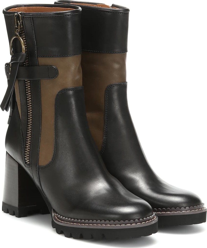 See By Chloé Bryn leather ankle boots
