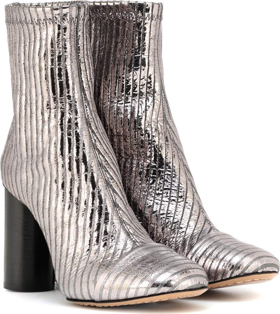 Isabel Marant Rillyan metallic leather ankle boots