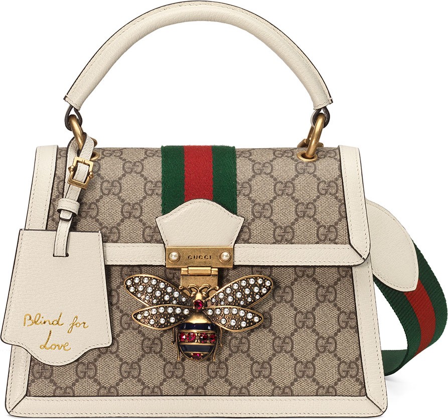 Gucci Queen Margaret Small GG Supreme Top-Handle Bag