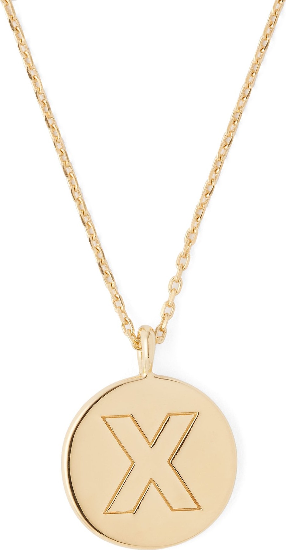 Theodora Warre X-charm gold-plated necklace