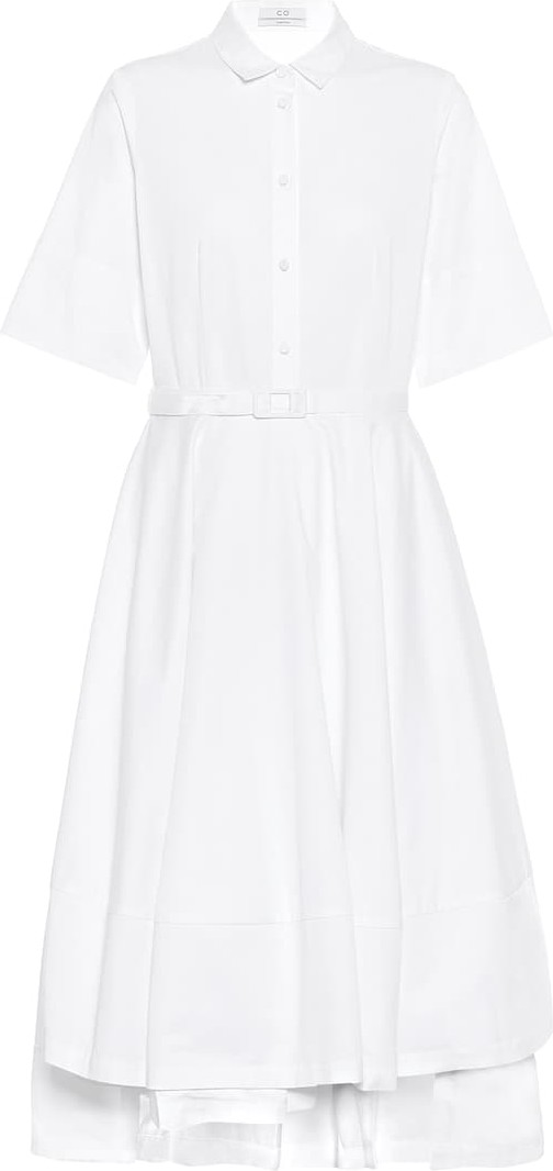 Co Cotton-sateen shirt dress