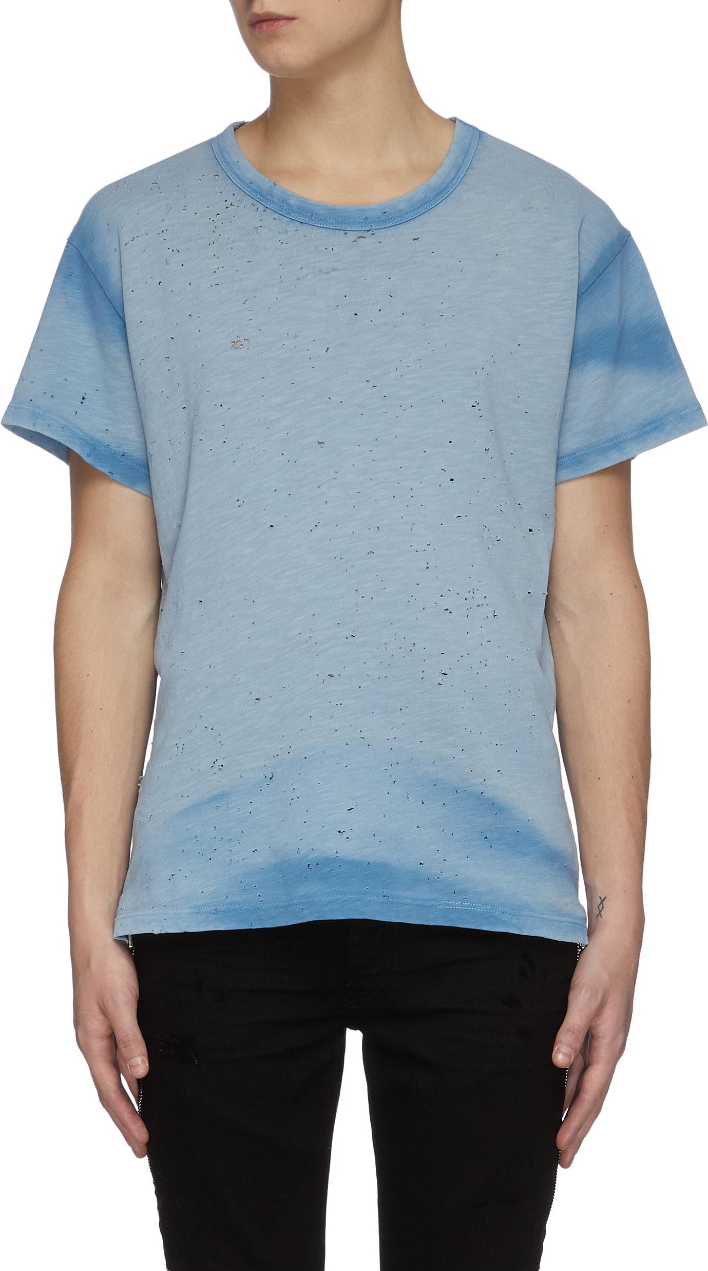Amiri 'Washed Shotgun' distressed T-shirt