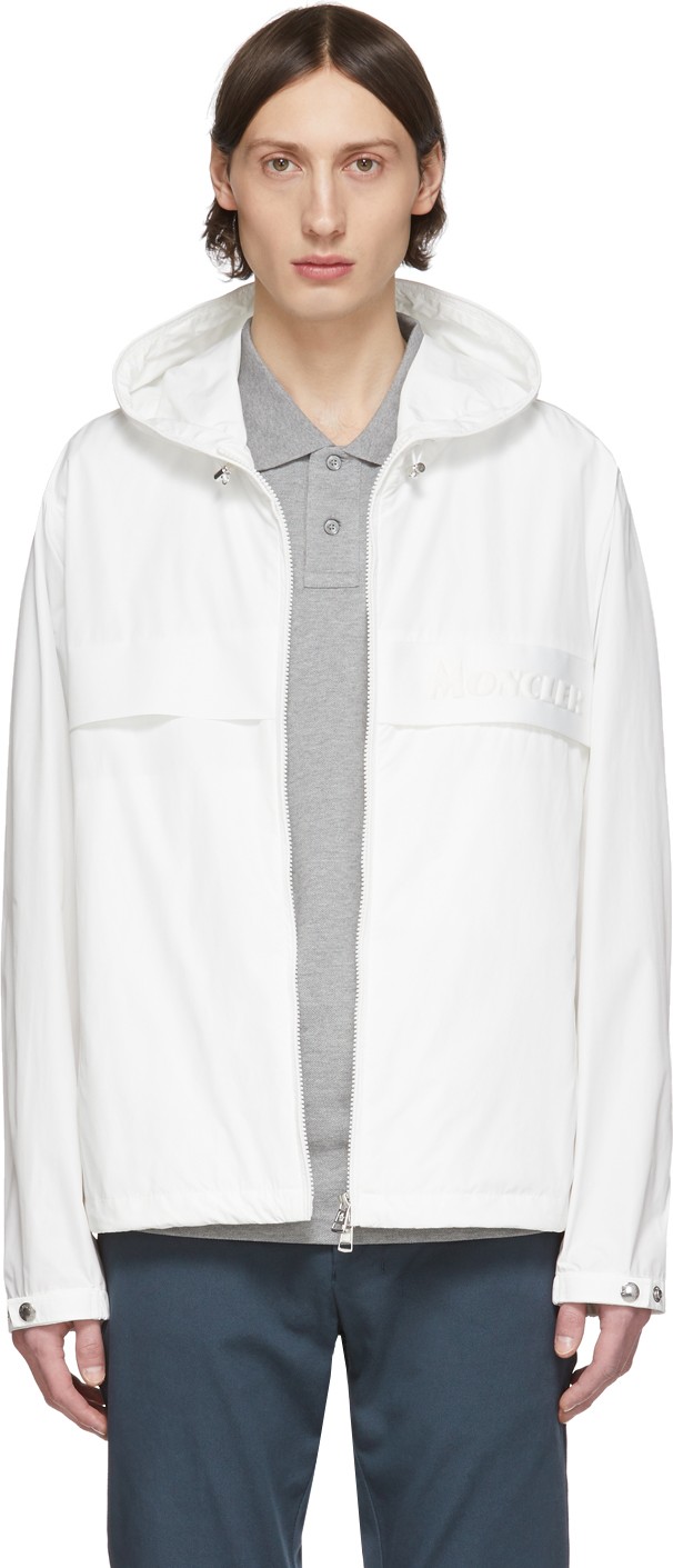 Moncler White Benoit Jacket