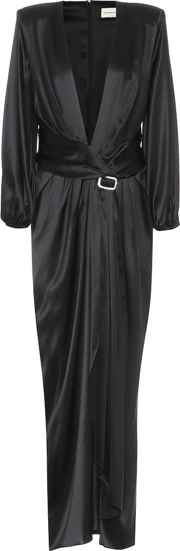 Alexandre Vauthier Stretch silk-satin gown