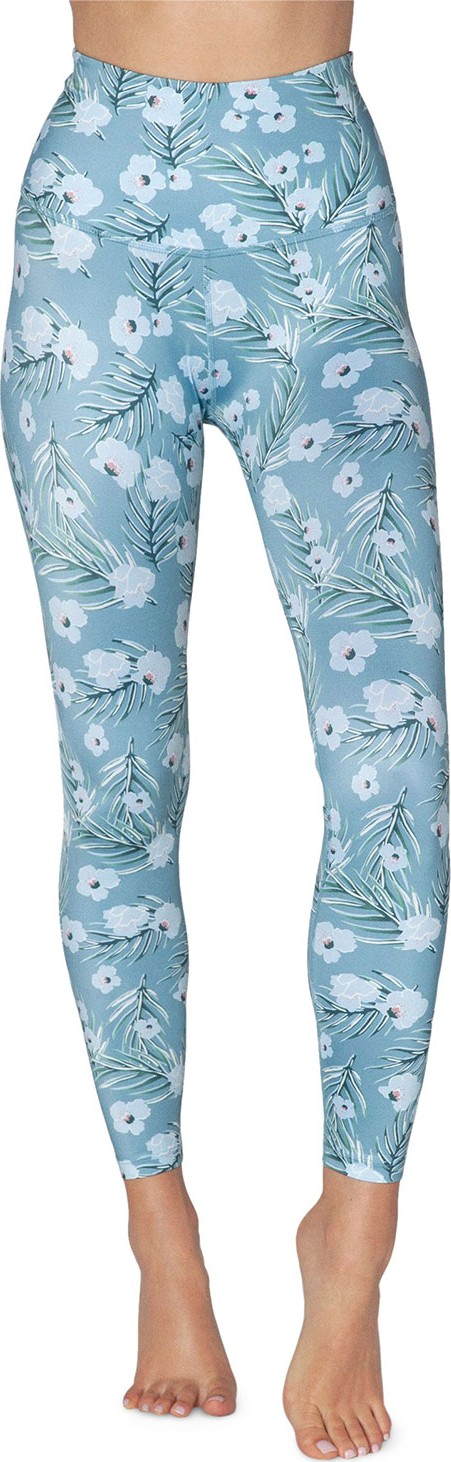 Beyond Yoga Lux Floral-Printed High-Waist Midi Leggings