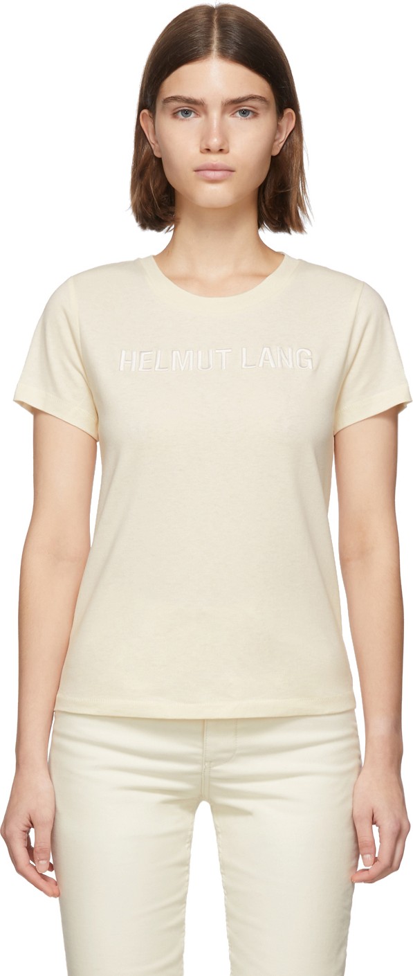 Helmut Lang Off-White Standard Baby T-Shirt