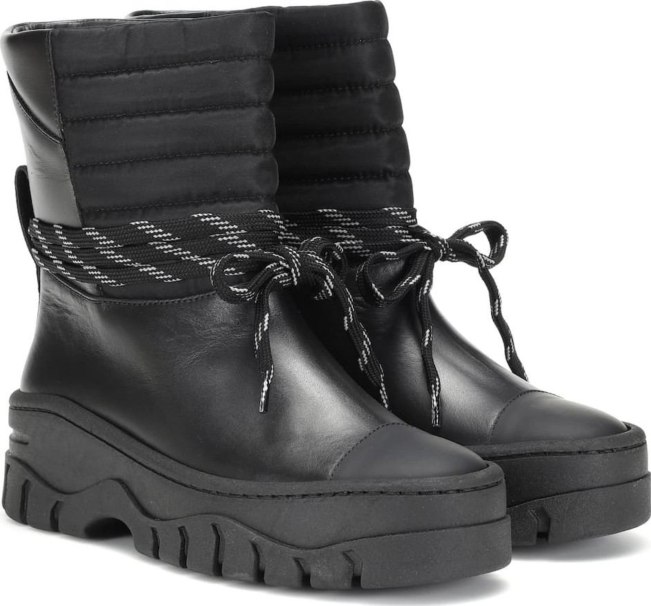 Ganni Leather ankle boots