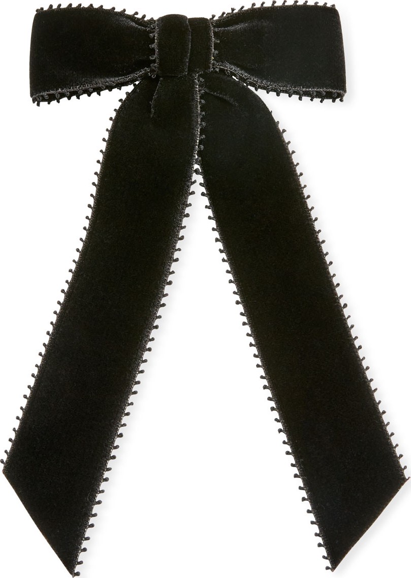 Jennifer Behr Naomi Velvet Bow Barrette