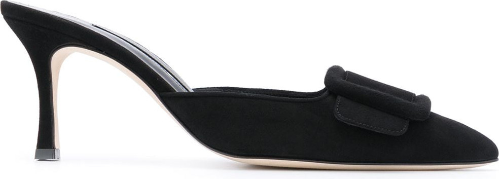 Manolo Blahnik - Maysale 80mm suede mules