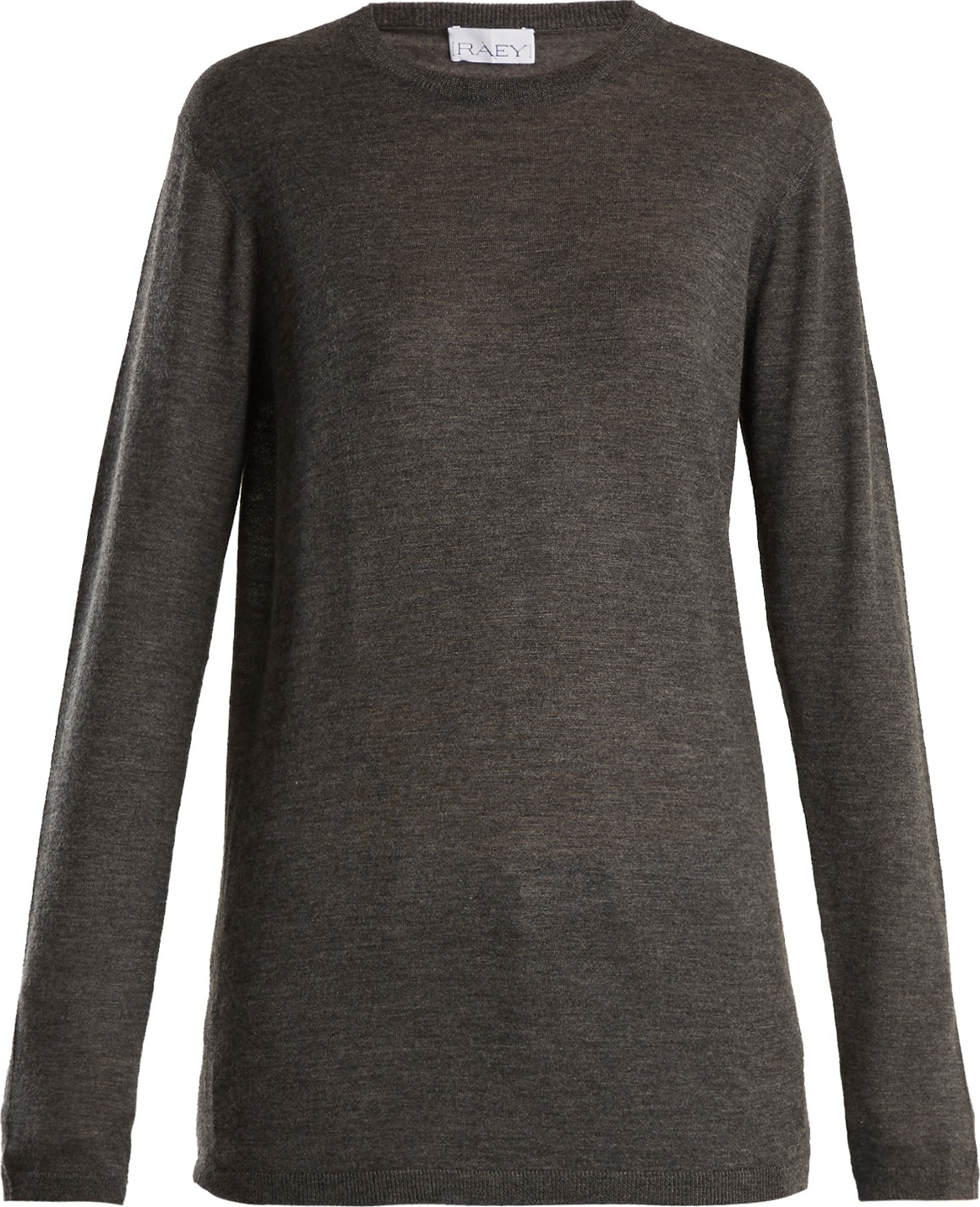 Raey Long-line fine-knit cashmere sweater