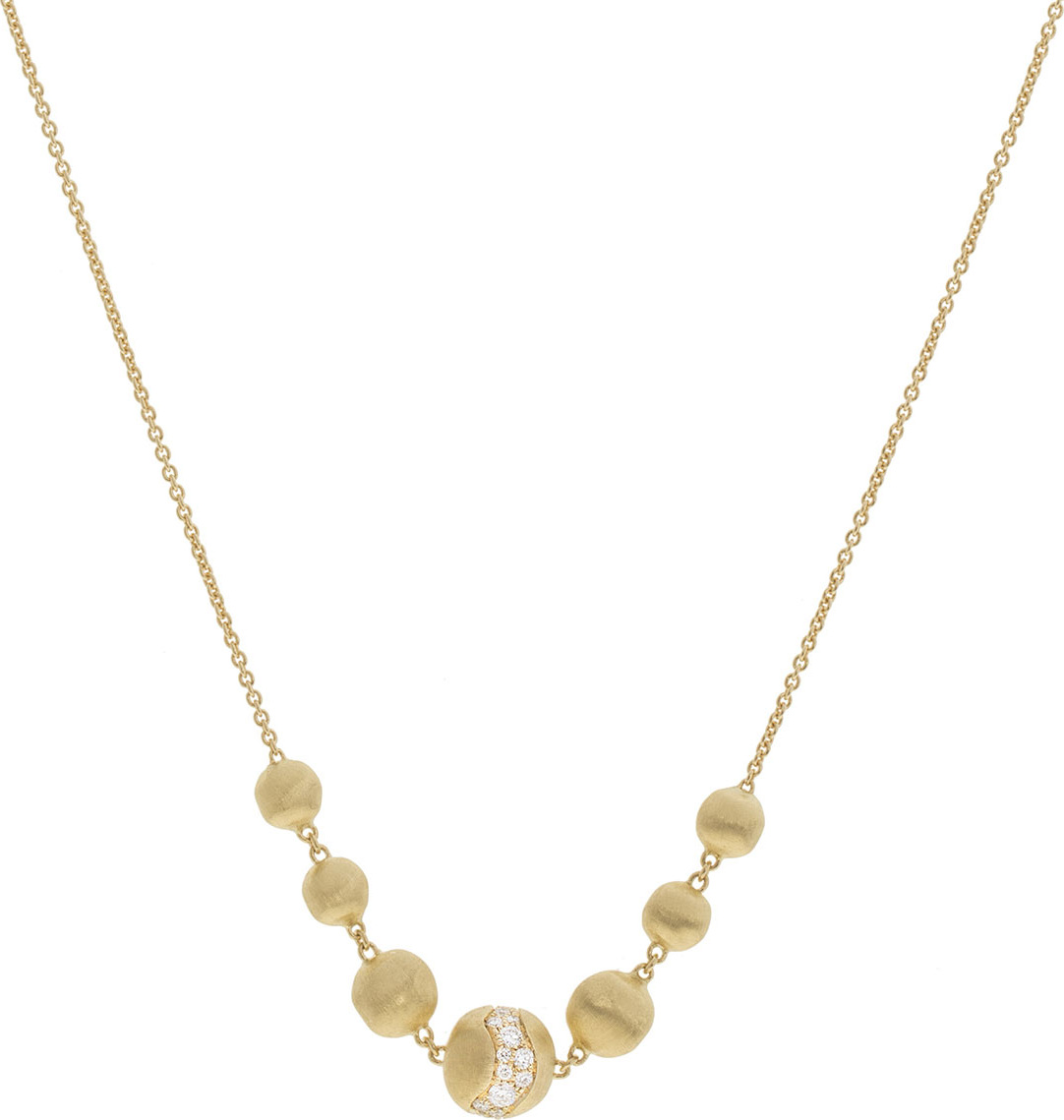 Marco Bicego 18k Gold Africa Short Diamond Constellation Necklace