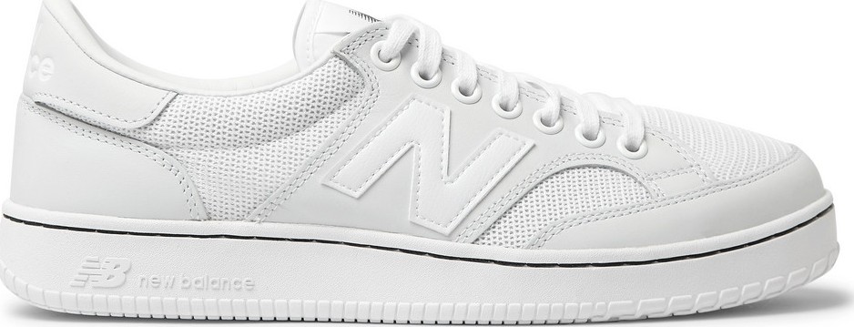 Junya Watanabe + New Balance CT400 Leather and Mesh Sneakers