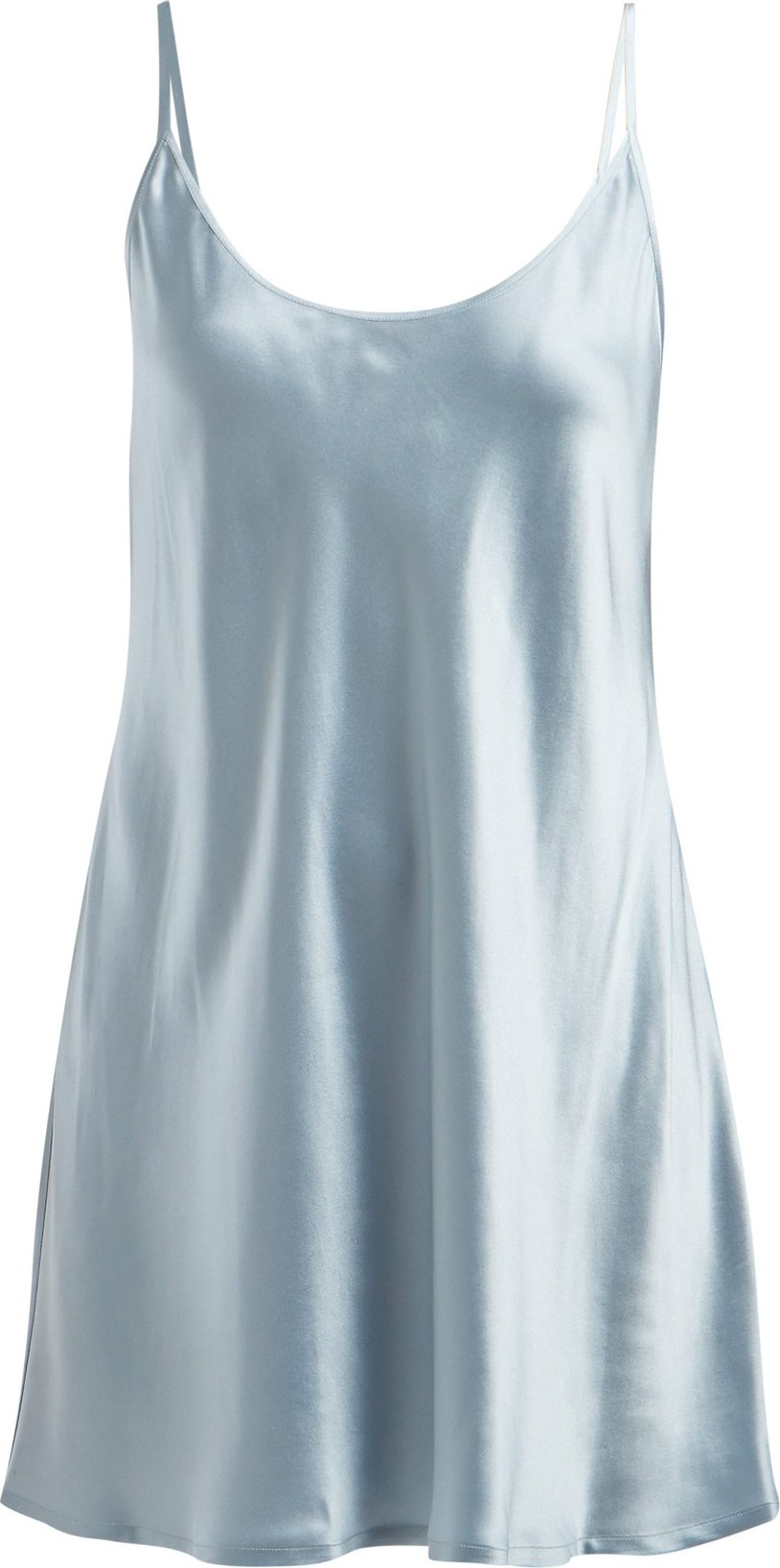 La Perla Semplice scoop-neck silk-satin slip