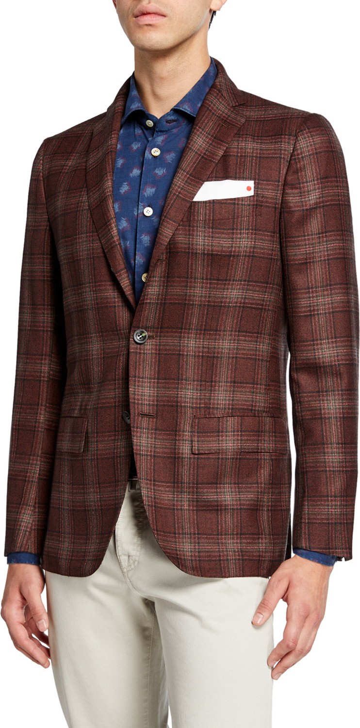 Loro Piana Wide Suede & Leather Belt