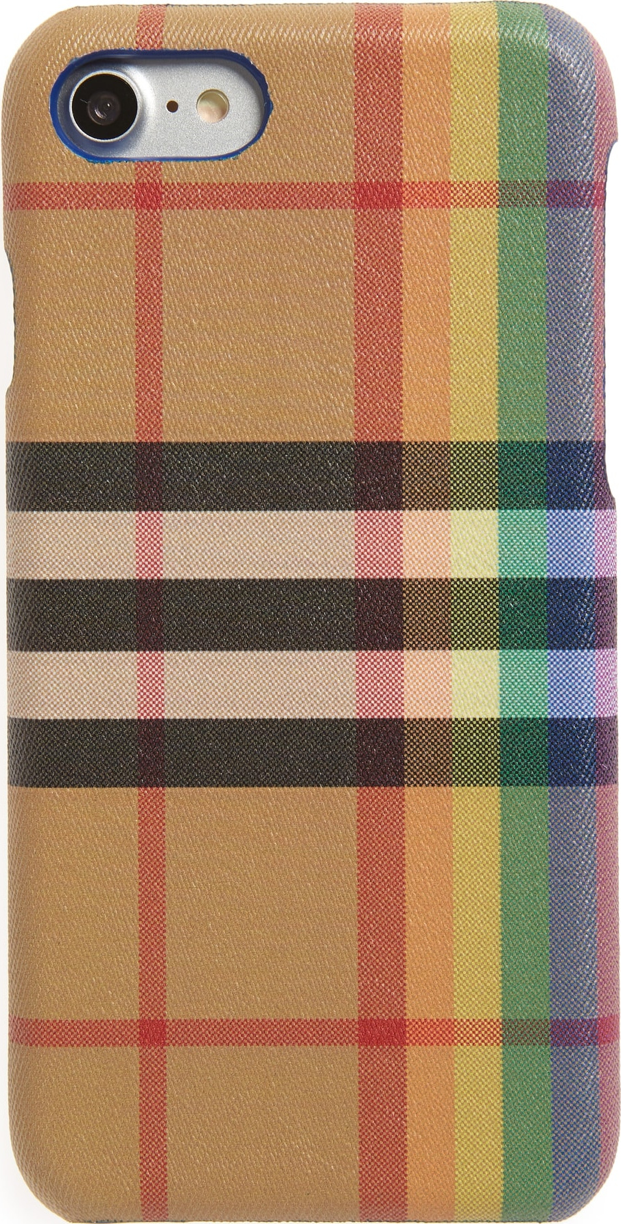 Burberry London England Vintage Check Rainbow iPhone 8 Case