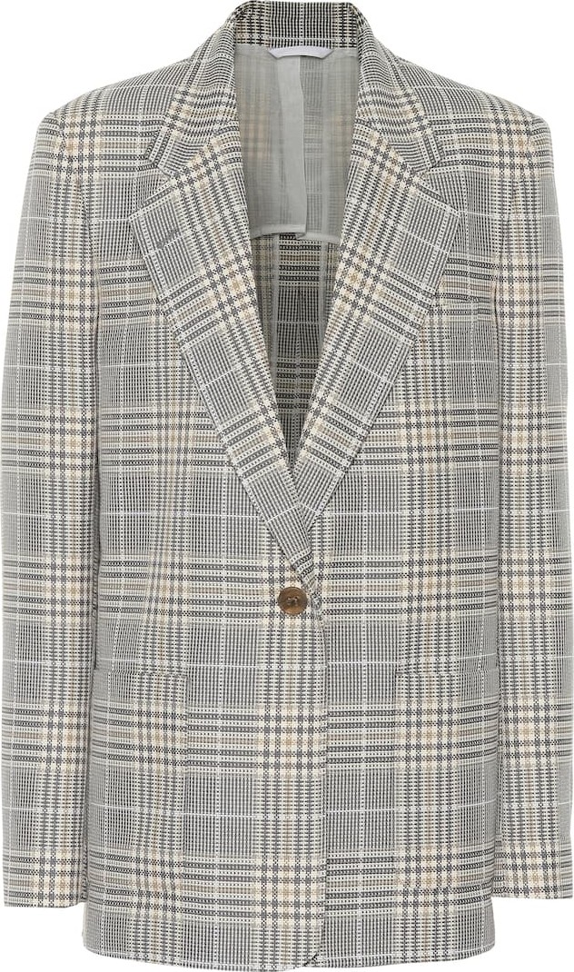 Acne Studios Checked cotton-blend blazer