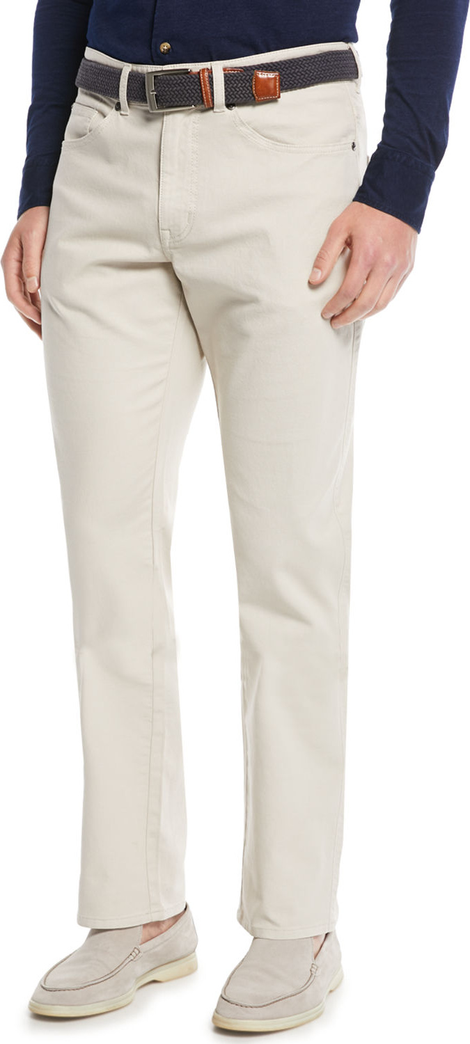 Peter Millar Men's Crown Vintage 5-Pocket Canvas Pants