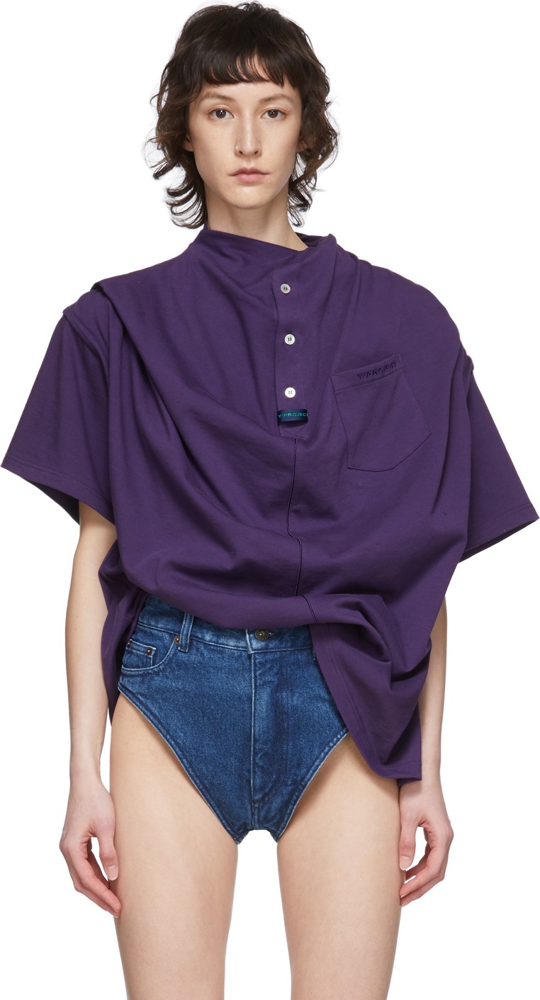 Y/Project Purple Infinity T-Shirt