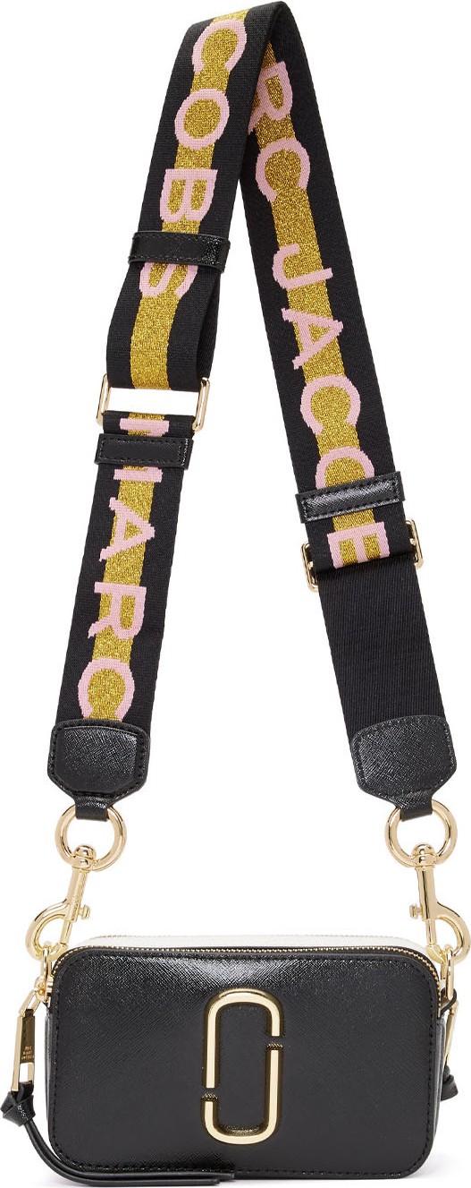 MARC JACOBS Black Small Snapshot Camera Bag