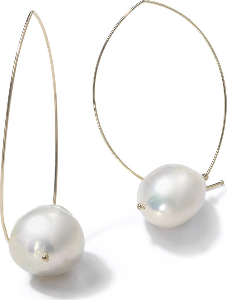 Mizuki 14k Gold Freshwater Pearl Earrings
