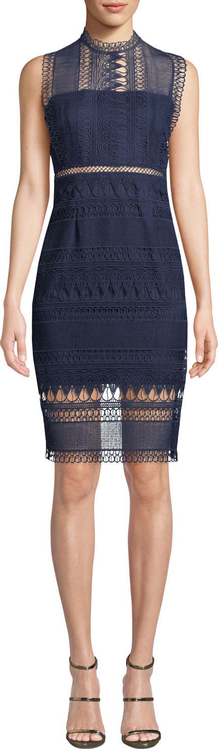 Bardot Mariana Sleeveless Lace Body-Con Dress