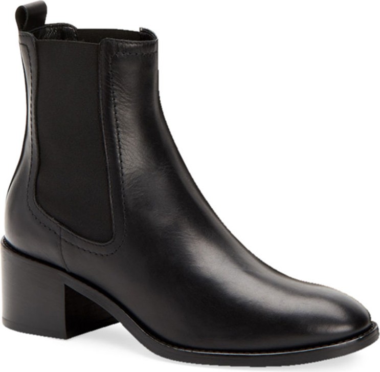 Aquatalia Jemma 40mm Leather Gored Booties