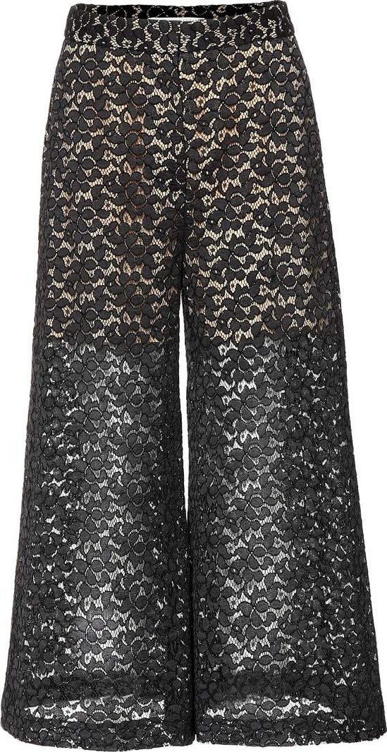 Stella McCartney Cotton-blend lace culottes