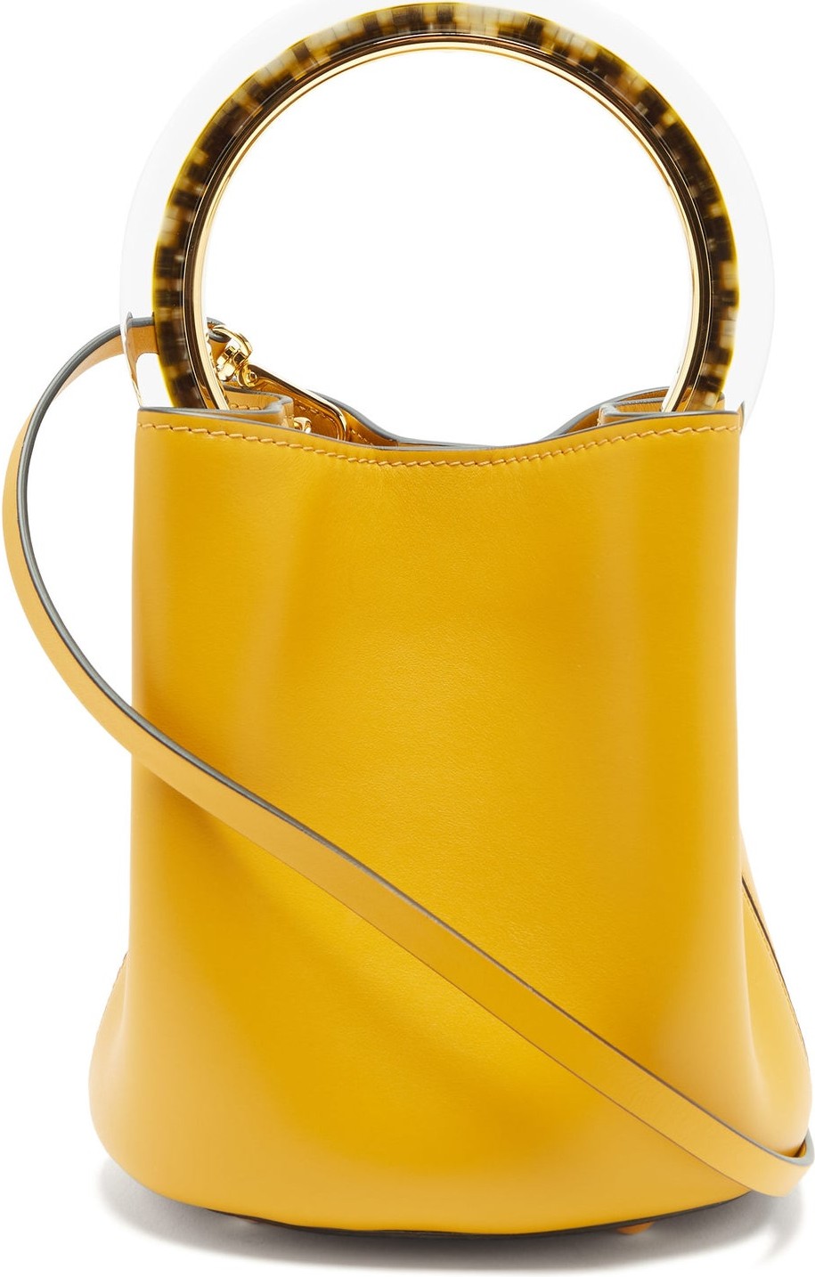 Marni Pannier medium leather bucket bag