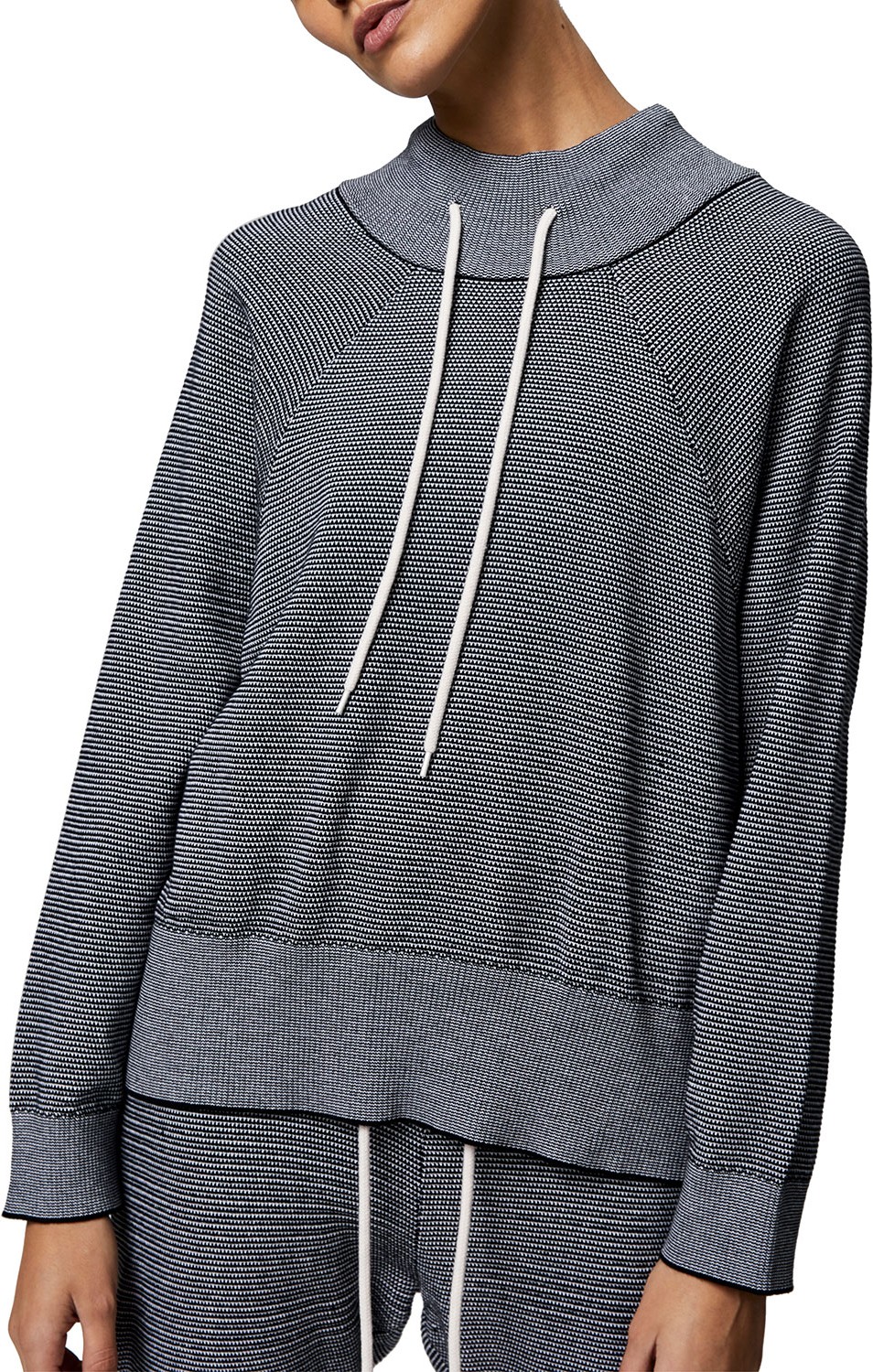 Varley Maceo Pique Knit Sweatshirt