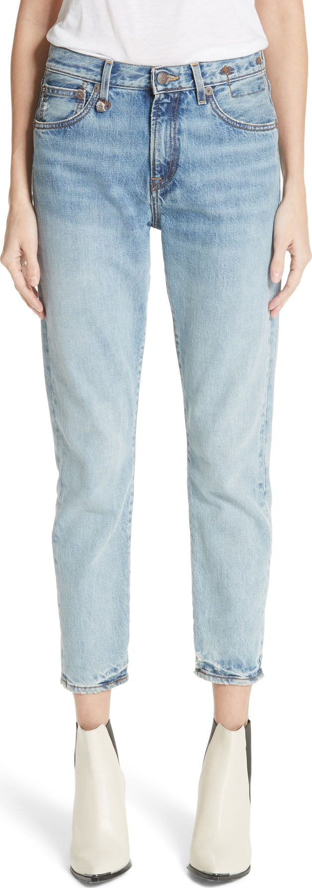R13 Milf Straight Leg Jeans