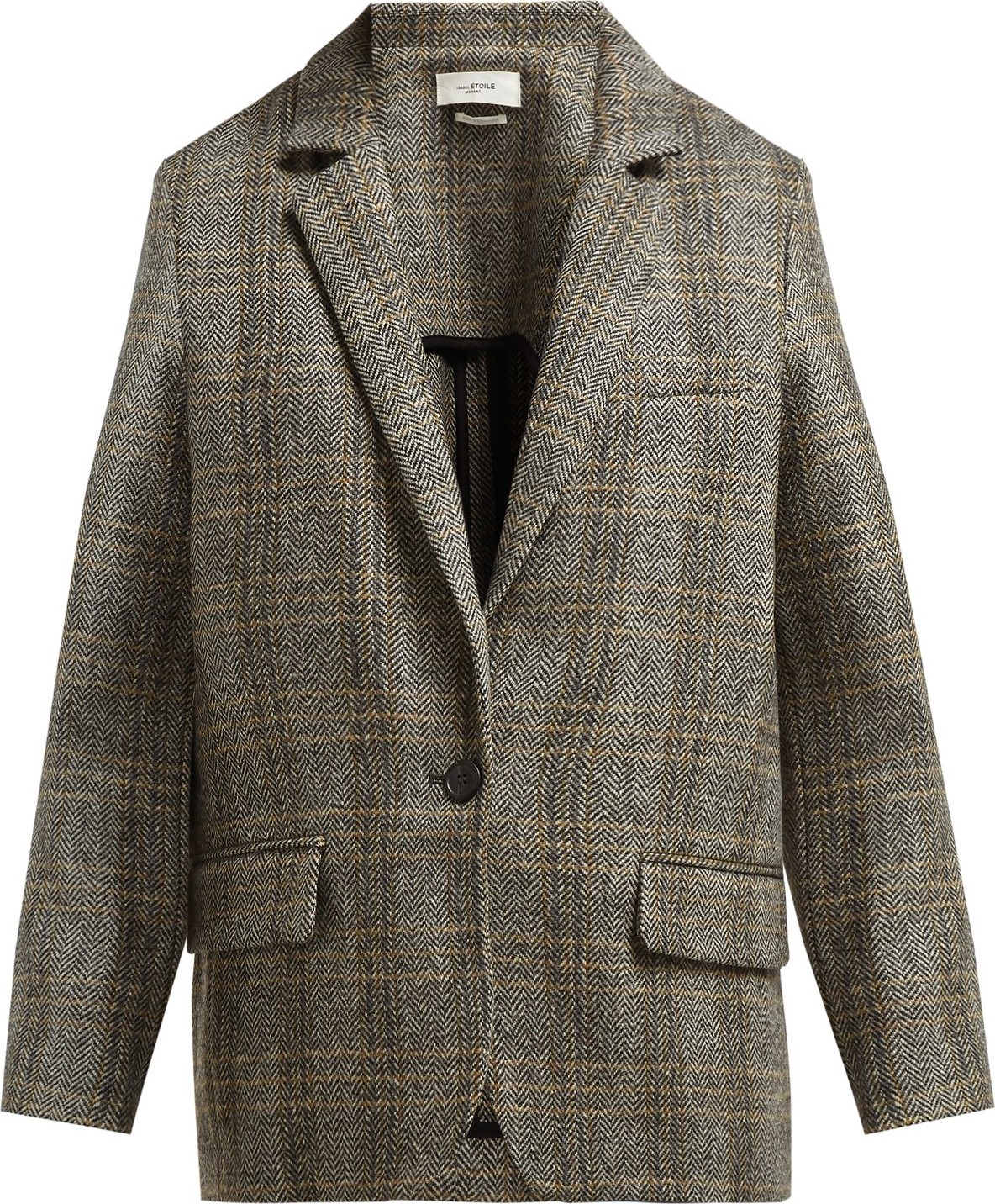 Isabel Marant Etoile Charly single-breasted wool-tweed blazer
