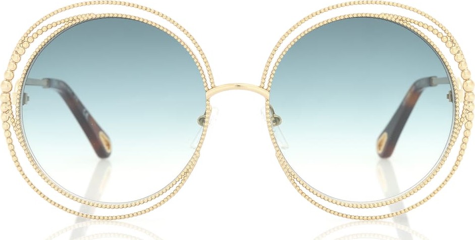 Chloe Carlina round sunglasses