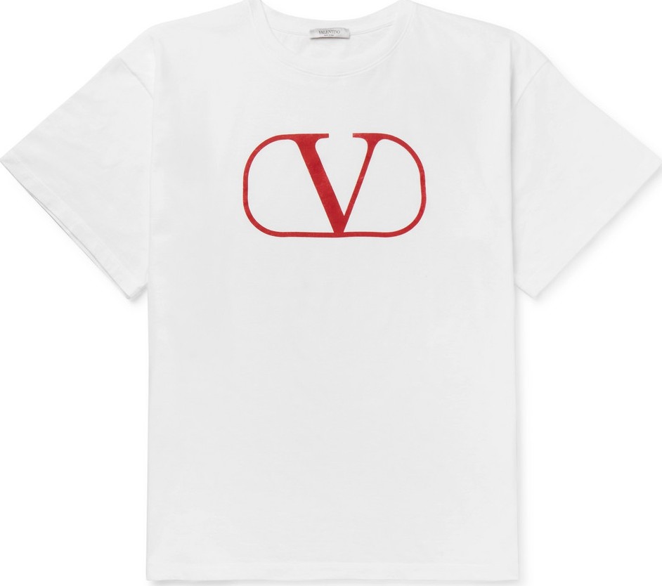 Valentino Logo-Print Cotton-Jersey T-Shirt