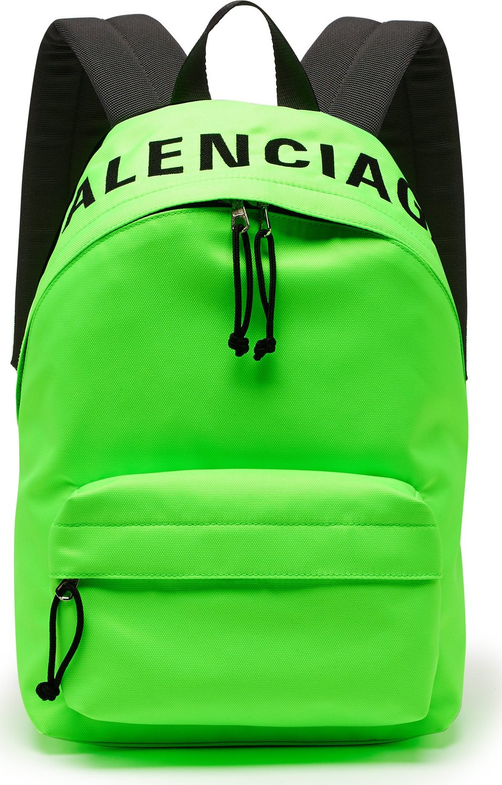 Balenciaga Wheel logo-embroidered canvas backback