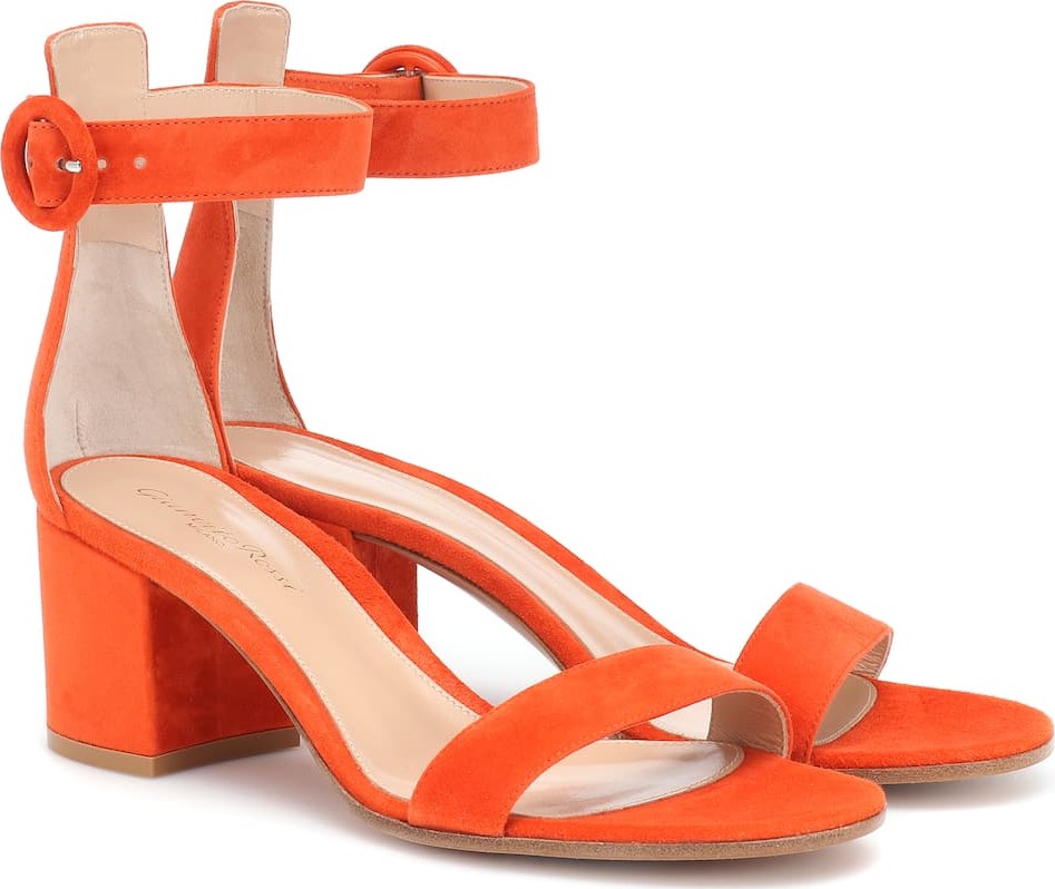 Gianvito Rossi Versilia 60 suede sandals