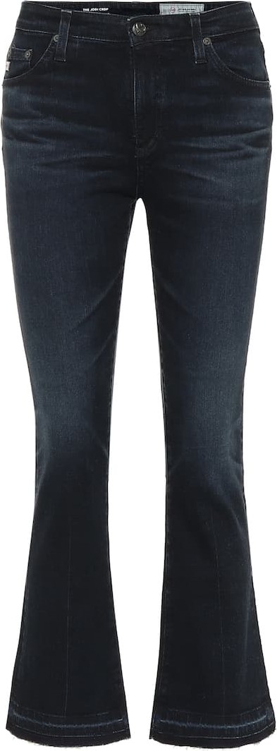 AG Jeans The Jodi Crop high-rise flared jeans