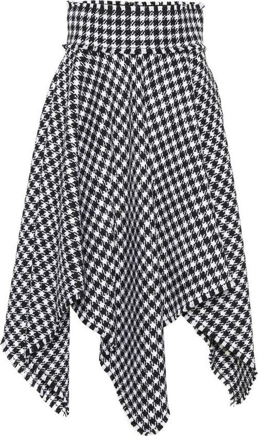 Dolce & Gabbana Houndstooth wool-blend skirt
