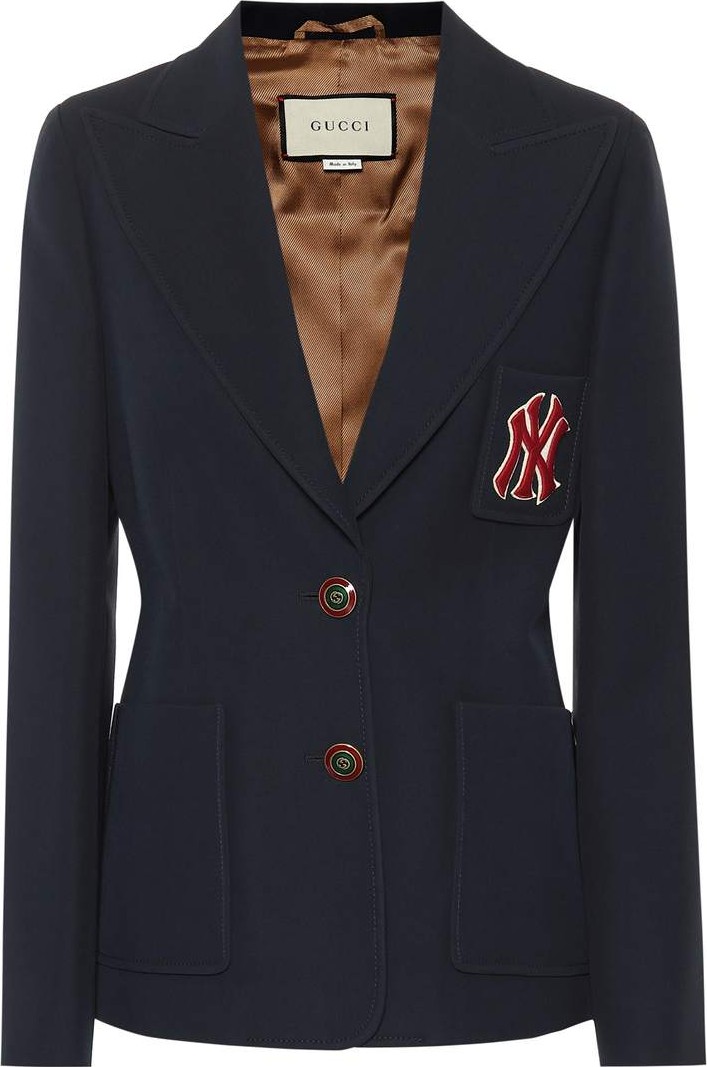 Gucci NY Yankees wool and silk blazer