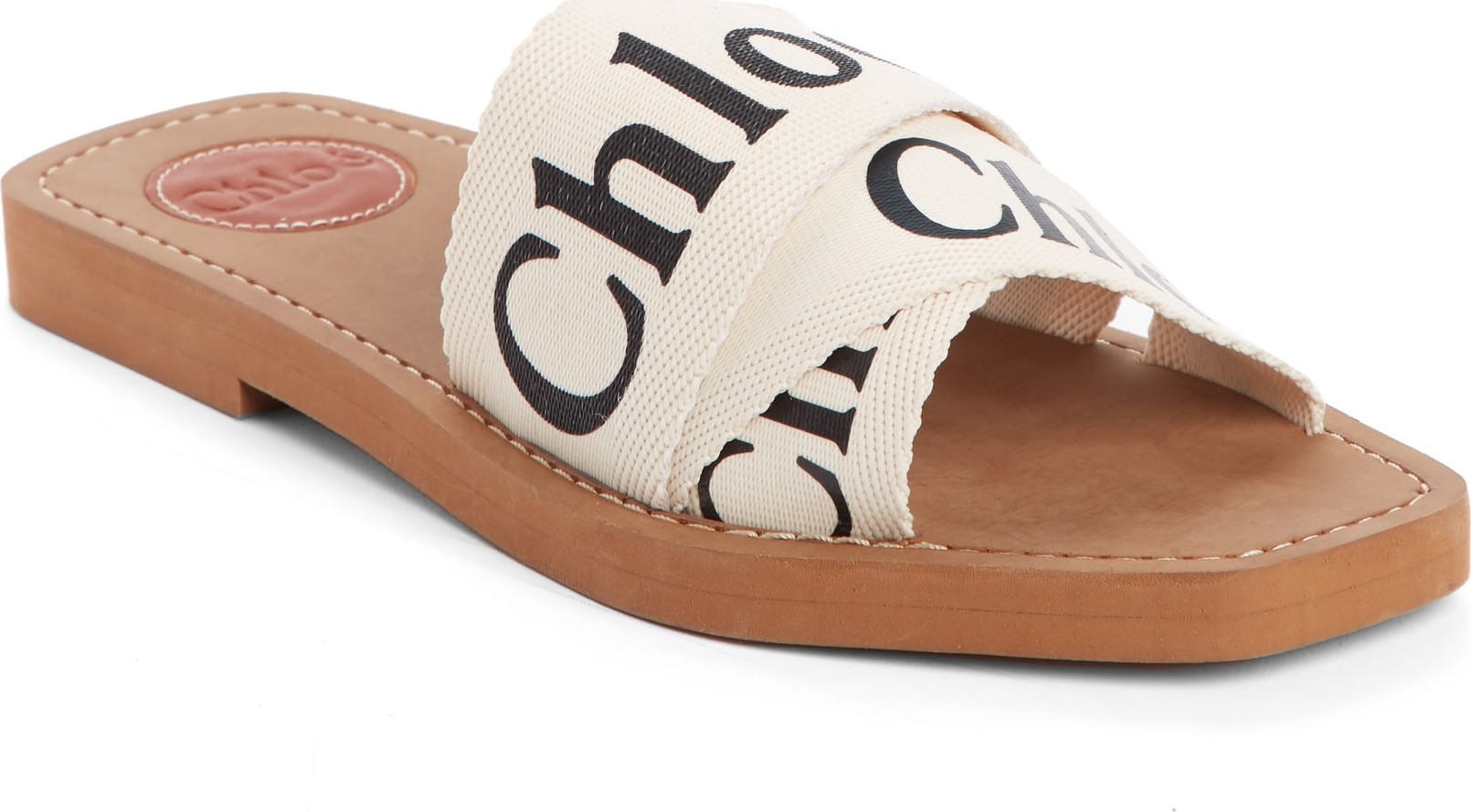 Chloe Logo Slide Sandal
